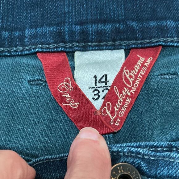 Lucky Brand easy Rider crop size 14 - Picture 5 of 9